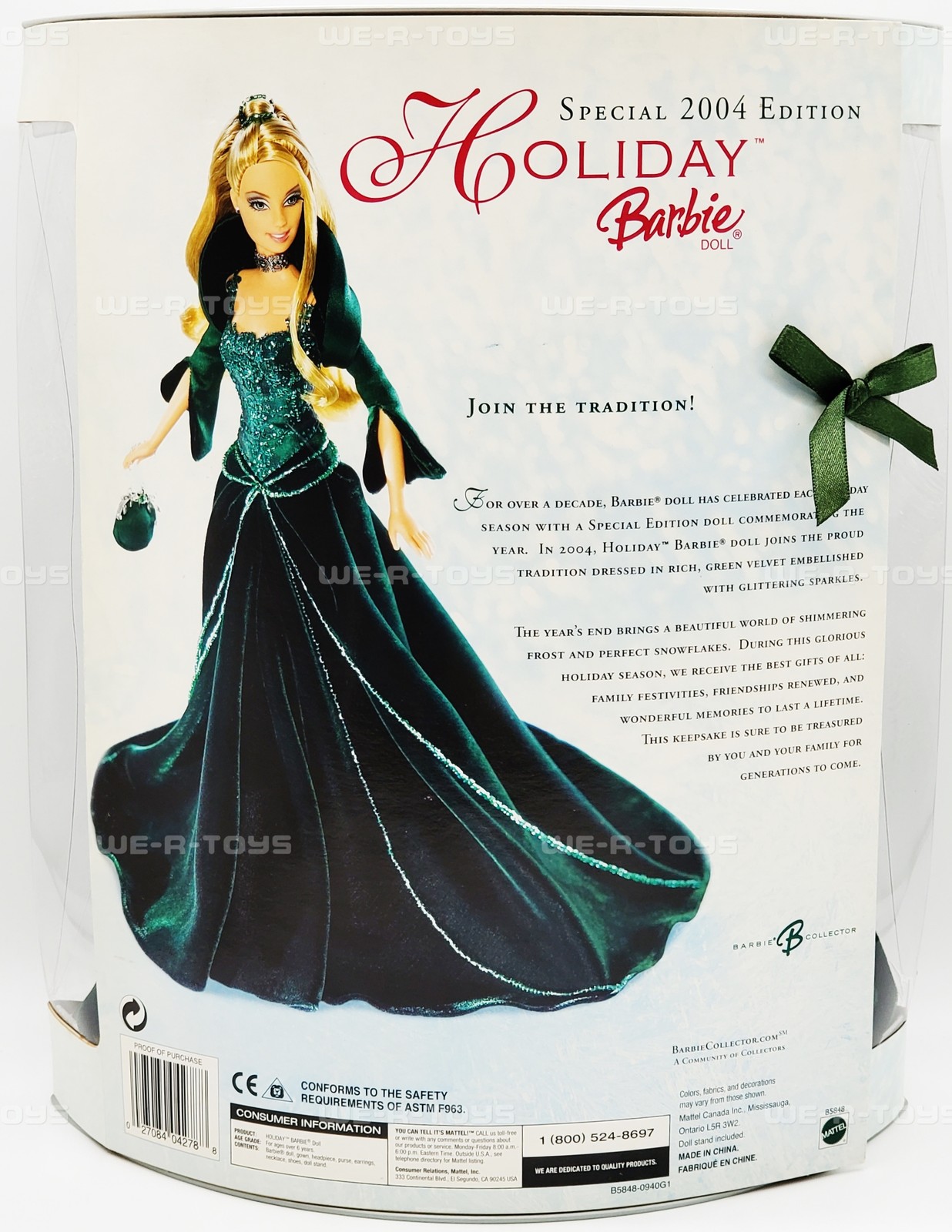 Barbie 2004 Holiday Special Edition Collector Doll Mattel B5848