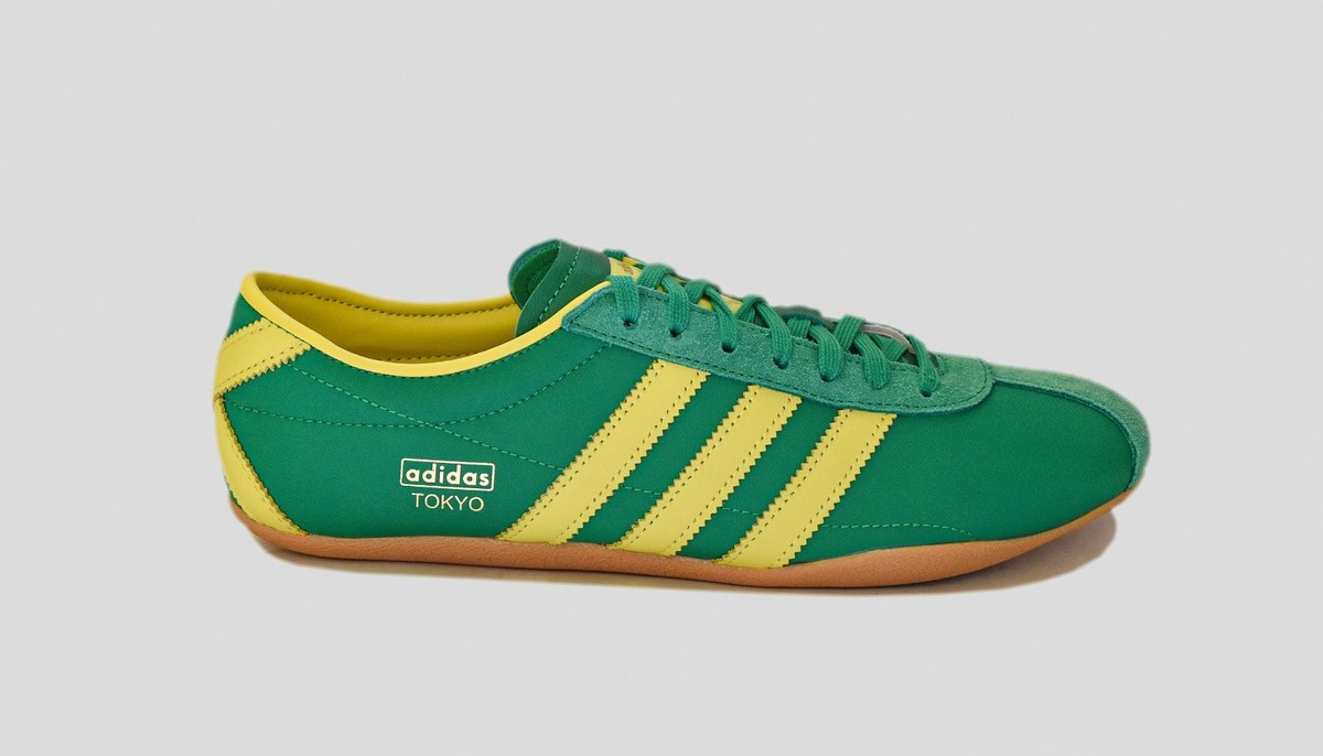 ADIDAS TOKYO W GREEN/YELLOW SIZES 10 11 LOW ORIGINALS JI3298