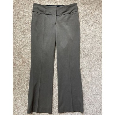 Express Pants Womens 4 Editor Boot Cut Career Office Trouser Stretch Knit Brown