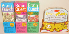 Melissa  Doug Smarty Pants PRESCHOOL NEW  Brain Quest 3 4 5 6 Educational Lot