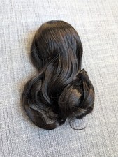 Truly Me 111 84 Wig D Black Wavy Hair American Girl Doll OOAK Custom Replacement