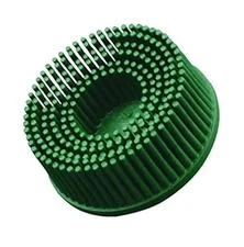 NEW 3M Scotch-Brite 7524 Green Roloc Bristle Disc 50 Grit 2" Tapered TR