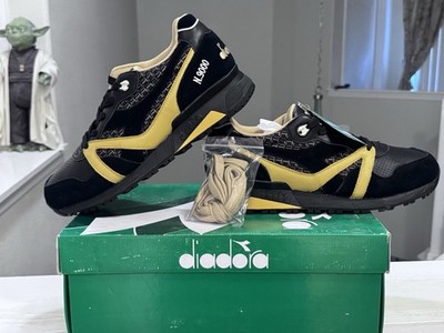 Diadora N9000 Little Italy 80013 Black Men's Size 10.5 Retail $145