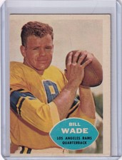 1960 Topps Football # 61 Bill Wade UER - Los Angeles Rams