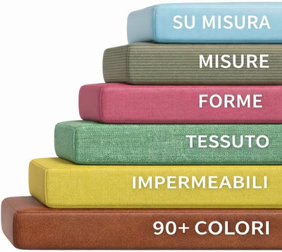 Cuscino per Panca Su Misura   Cuscino Seduta per Interno Ed Esterno, per Panca,