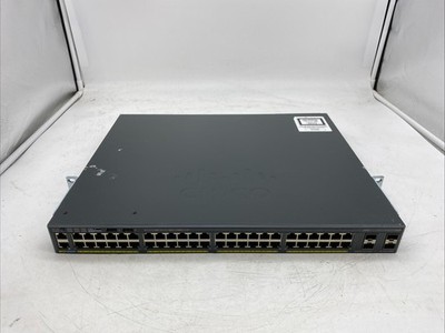 Cisco Catalyst 2960-X WS-C2960X-48LPS-L v04 48 Port Ethernet Network Switch