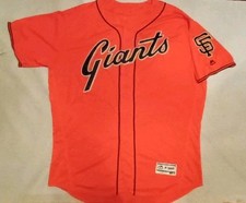 MAJESTIC FLEX BASE  SAN FRANCISCO GIANTS AUTHENTIC BASEBALL JERSEY SIZE 52