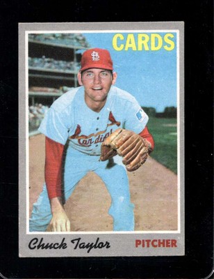 1970 TOPPS #119 CHUCK TAYLOR VG+ (RC) CARDINALS *X47452