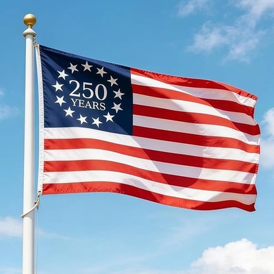 3x5 Ft 250 Year American Anniversary Flag 1776-2026 USA 250th Years Banner Decor