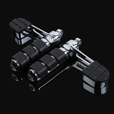 Stirrup Heel Foot Rest Pegs Anti Vibration Custom For Cruiser Motorcycles Stirrup Heel Foot Rest Pegs Anti Vibration Custom For Cruiser Motorcycles