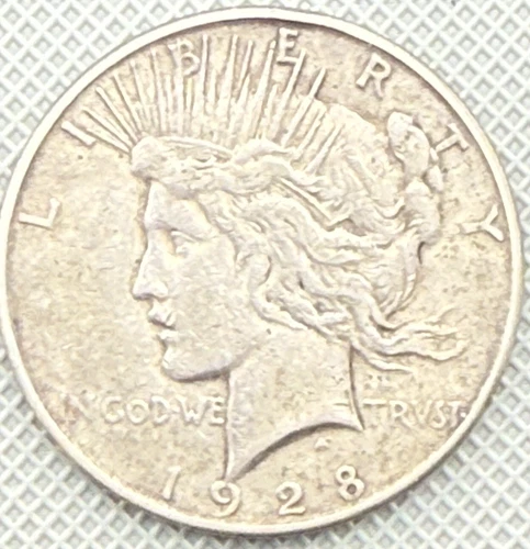 1928-S Peace Dollar 90% Silver Coin SEE PICTURES FOR CONDITION