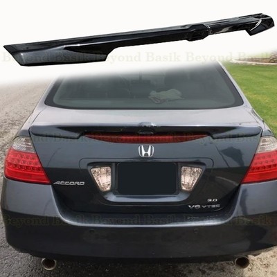 For 2006-2007 Honda Accord 4dr Sedan GLOSS BLACK Factory Style JDM Spoiler Wing