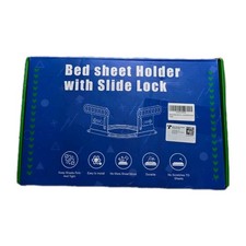 Bed Sheet Holder with Slide Lock Straps Corner Middle Fitted Bedsheet Fastener