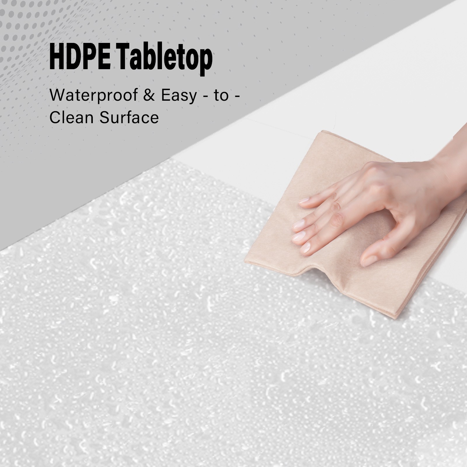 Folding 6 FT Portable Handle In/Outdoor Collapsible Plastic Long Table Party