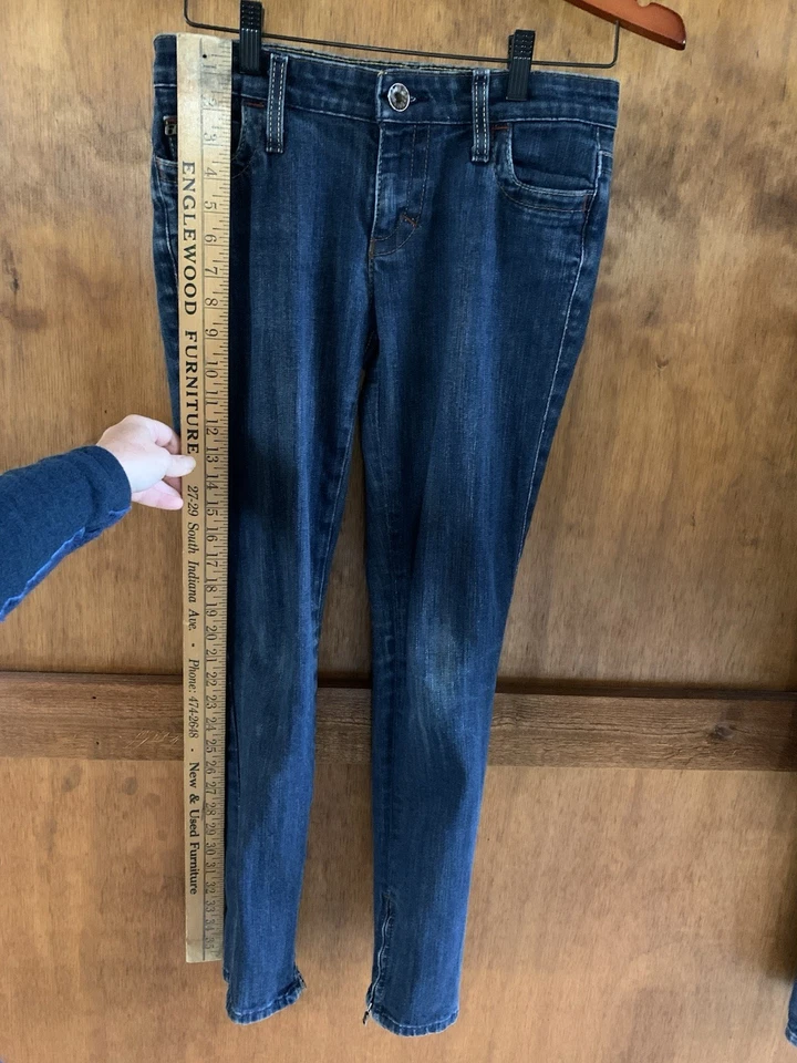 MISS SIXTY Womens Jeans Vintage Skinny J Lot Low Rise Ankle Zip Dark Wash Carmen - Image 4 of 4