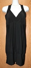 Womens Short Black Body Central Sleeveless Mini Dress Size Medium excellent