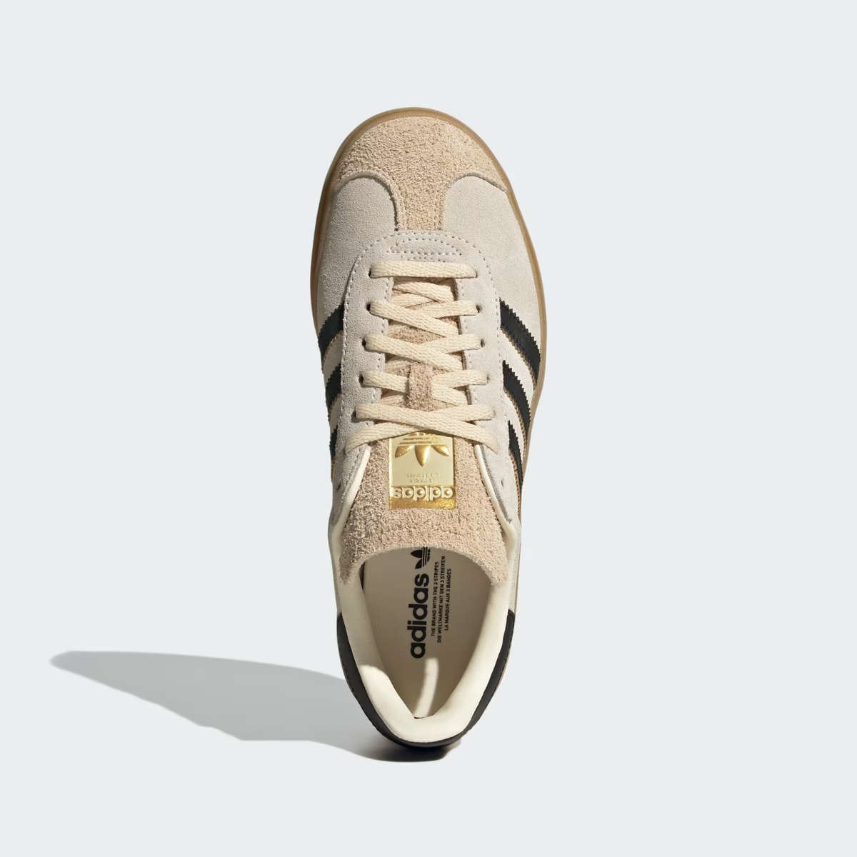 Rosas Adidas Samba Gazelle Zapatillas Mujer Adidas Originals Gazelle Bold  Cream White/Core Black/Sand Strata