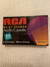 RCA Hi-Fi Stereo Audio Cassette 60 Min NEW SEALED RC60