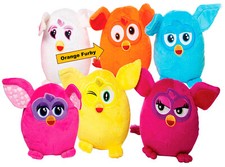 Furby Soft Toy Large Rare Retro Tall Plush Embroidered Furbies Hasbro 21 Inches