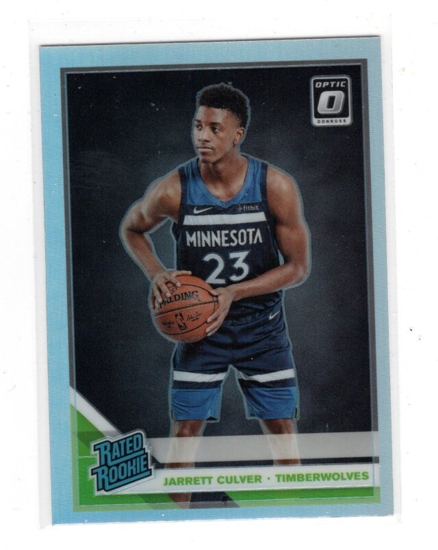 2019/20 Donruss Optic Silver Prizms Holo Jarrett Culver Rookie Card #160