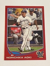2013 Topps Baseball Target Red #307 - Norichika Aoki - Milwaukee Brewers