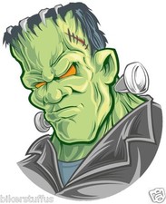 Frankenstein Monster Bumper Sticker Helmet Sticker Laptop Sticker Toolbox Decal Frankenstein Monster Bumper Sticker Helmet Sticker Laptop Sticker Toolbox Decal