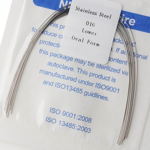Dental Orthodontic Arch Wire Wires Oval Form Stainless Steel Round/Rectangular - Photo 40/208