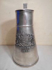 ANCIENNE CHANNE SUISSE RÉCOMPENSE TRI FÉDÉRAL BLASON FRIBOURG 1934 PICHET ETAIN