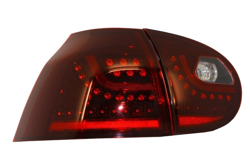 Luces traseras LED para VW Golf V 5 04-09 LHD rojo cereza estilo urbano - Imagen 4 de 4