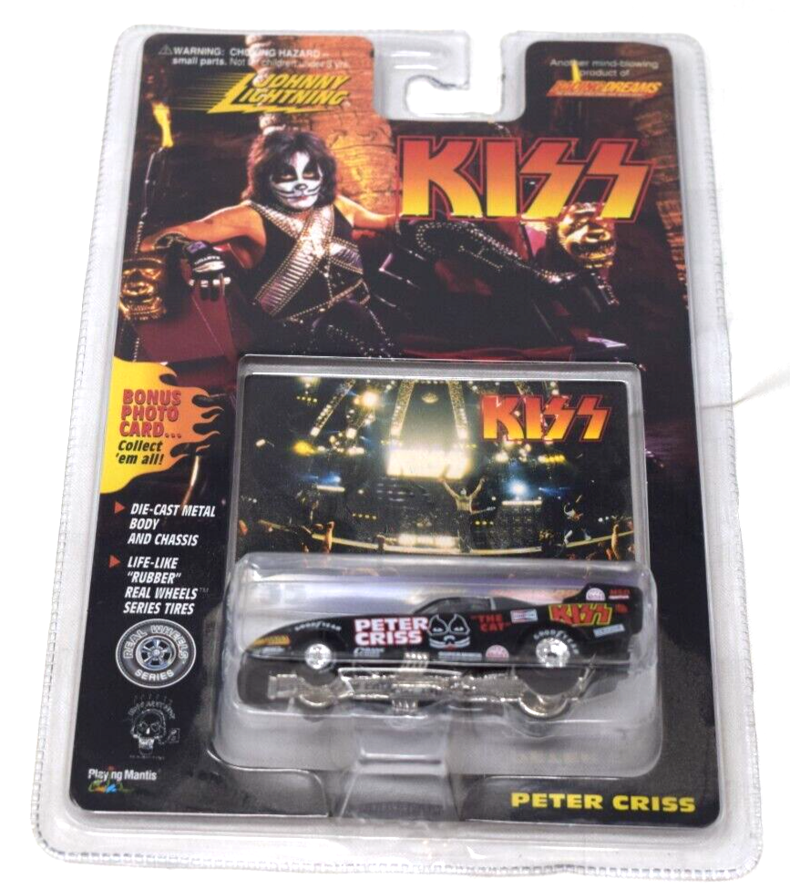 Johnny Lightning Car Kiss Peter Criss #35 Sealed Clamshell Metal
