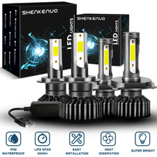 For Ford Falcon FG 2008-14 H4 H7 LED Headlight Globe Hi/Lo Bulbs 6000K 16000LM