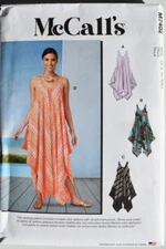 MCCALLS PATTERN 7402 DRESS JUMPSUIT  MISSES SIZES LARGE XLARGE XXLARGE  UNCUT