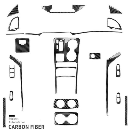 30Pcs Real Carbon Fiber Kits Full Interior Trim Cover For Kia Stinger GT 2018-23 - Picture 2 of 11