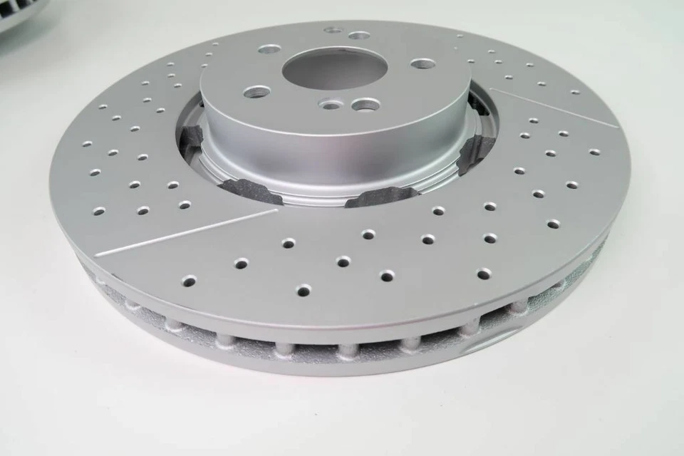 Mercedes Benz E63 AmgS C63 Cls63 Amg front rear brake pads & rotors TopEuro #104 - Image 4 of 4