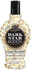 European Gold DARK STAR 6000X Ultra Dark Tanning Lotion Elite Triple Bronzer