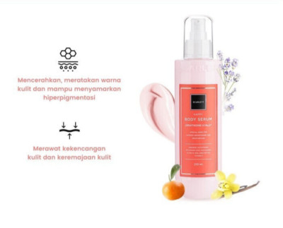 250ml SCARLETT Whitening Happy Body Serum Niacinamide Shea Brighten Anti Aging