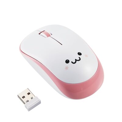 ELECOM 2.4G kabellose tragbare mobile Smiley-Maus für Rechts-/Linkshänder