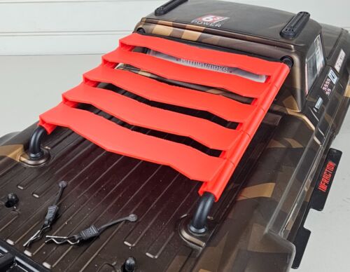 Custom ARRMA Infraction 1/7 Street Bash Truck Louvers - Muscle Car Aesthetic - Picture 4 of 39