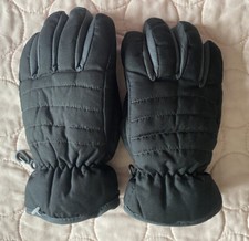 Boys Kids Youth Unbranded Black Waterproof Gloves Size 4-7
