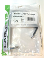 Cablesys Icc Ichc406ffb Gcha444006-ffb / 6' Flat Bk Ha - new 