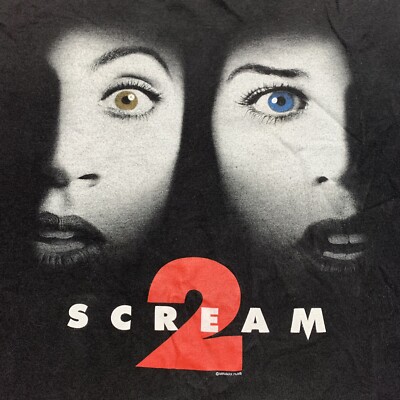 Vintage Scream 2 Horror Movie Promo Shirt Stanley Desantis Tee