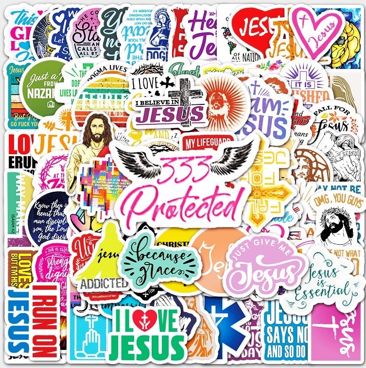 Pack,jesus Faith God Bible Stickers, 058