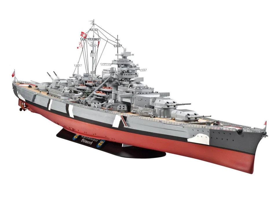 Revell 05040 Bismarck 1:350 Modellbausatz NEU OVP Schlachtschiff - Bild 2 von 4