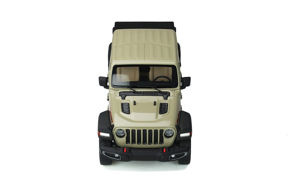 1/18 Jeep Gladiator Rubicon Truck 2022 Light Green Model Car by GT