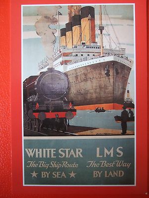 CUNARD / WHITE STAR POSTKARTE