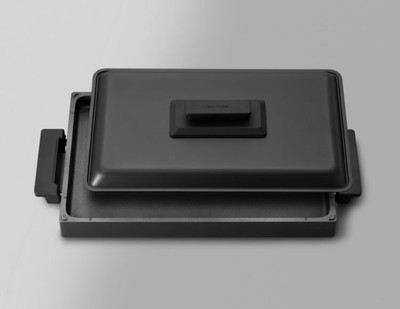BALMUDA Griddle & Cover K10-A100 Accessary for The Plate Pro Hot Plate
