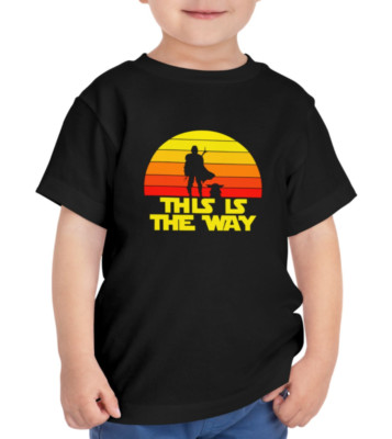 Toddler Star Warrior Shirt    This is the Way  Mandalorian Tee 2T 5T Kids Unisex
