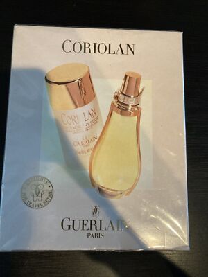 Coriolan By Guerlain 1.7 oz EDT Spray + 75 ml Deodorant Stick Travel Set VINTAGE