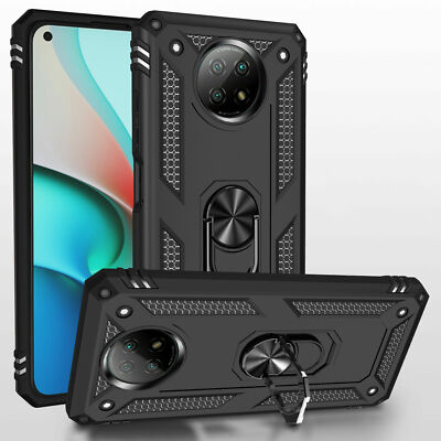 For Xiaomi Redmi Note 14 13 12 11 10 9 9S Pro Case Shockproof Ring Holder Cover