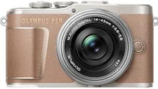 USED Olympus PEN E-PL10 16.1MP Mirrorless - BROWN M.Zuiko Digital ED 14-42mm